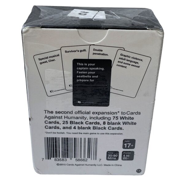 CARDS AGAINST HUMANITY 2nd Expansion Sealed Pack Adult Party Game - Picture 2 of 5